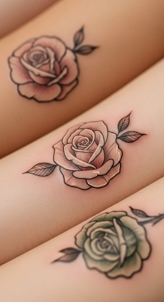 Spring Rose Tattoos