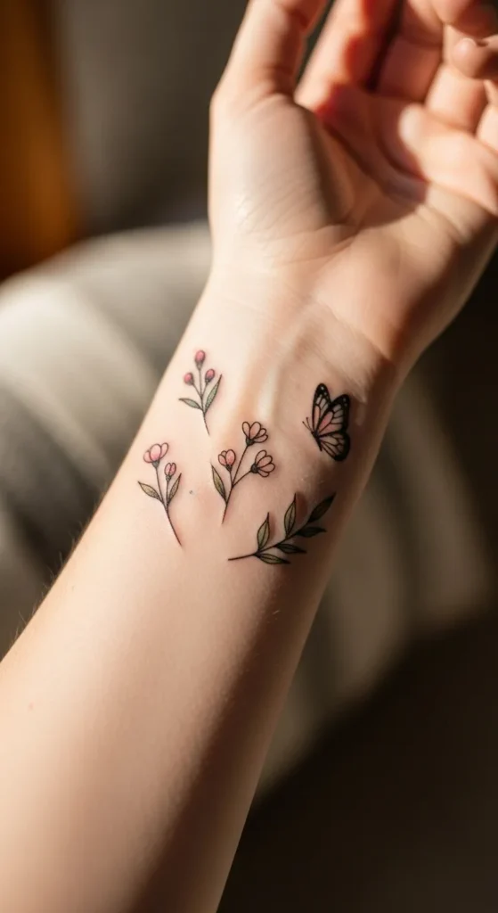 Spring Wrist Tattoos