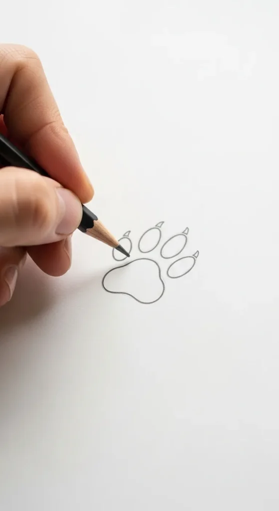 Start With the Basic Paw Shape