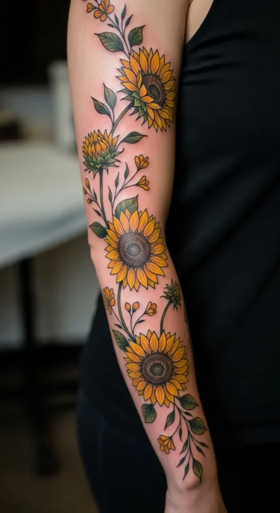 Sunflower Spring Sleeve