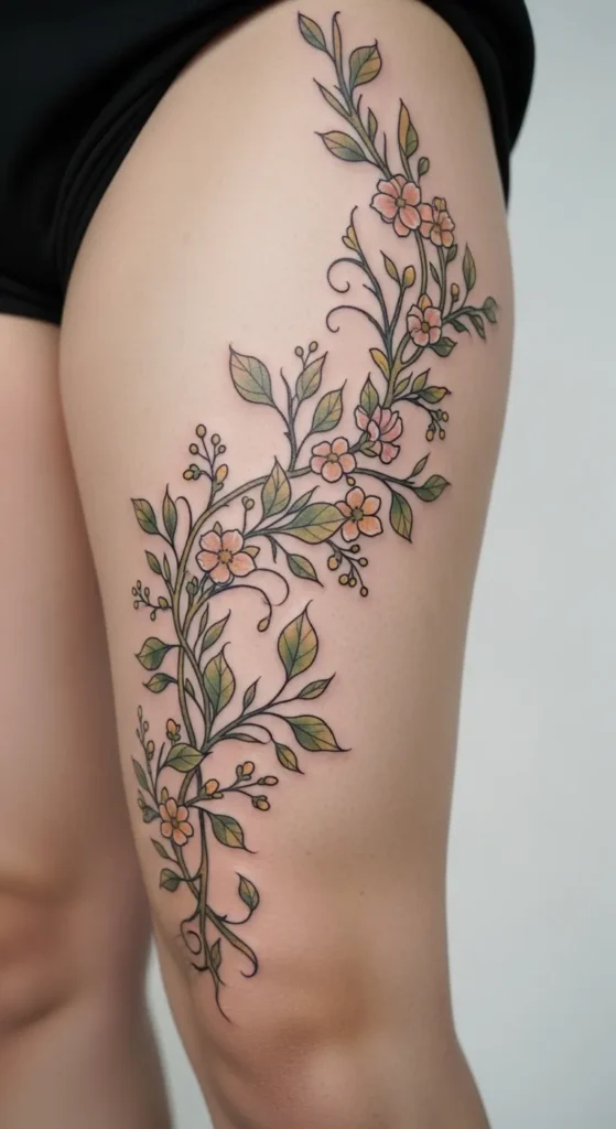 Thigh-Wrapping Vines