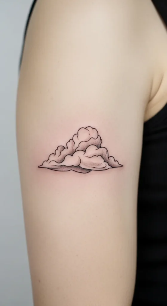 Tiny Cloud Tattoo