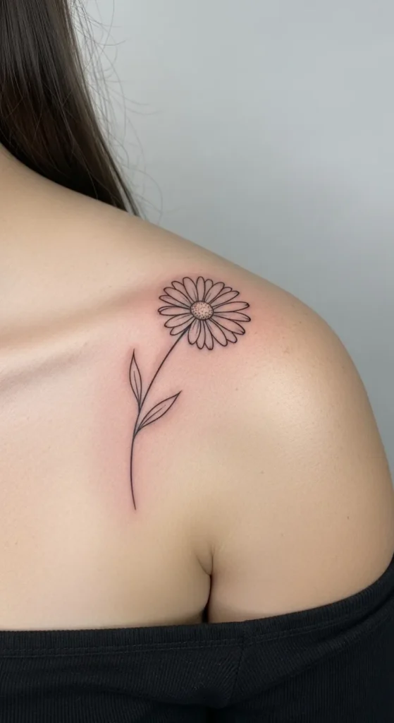 Tiny Daisy Shoulder Cap