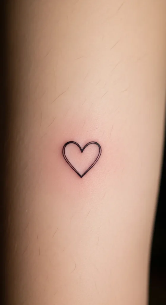 Tiny Heart Tattoo