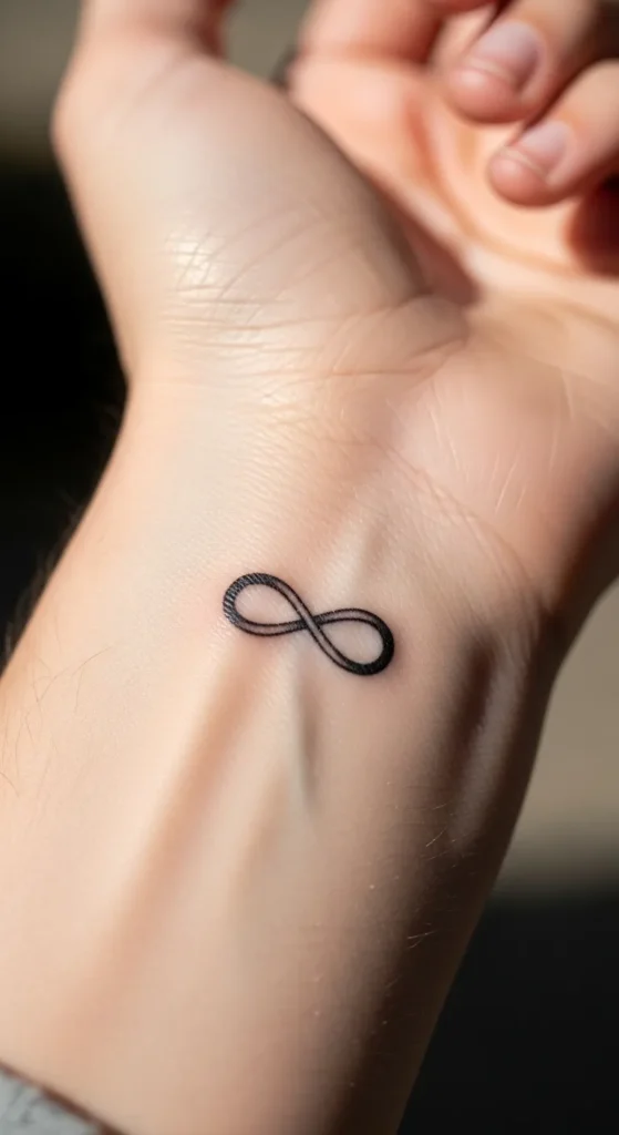 Tiny Infinity Tattoo