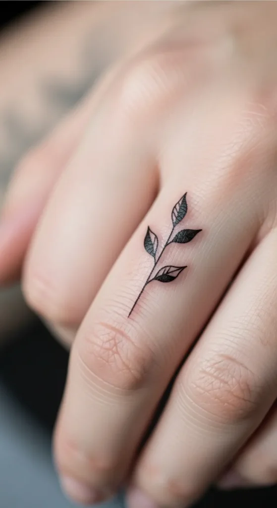 Tiny Plant Tattoo