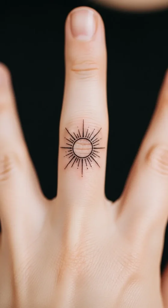 Tiny Sun Between Fingers