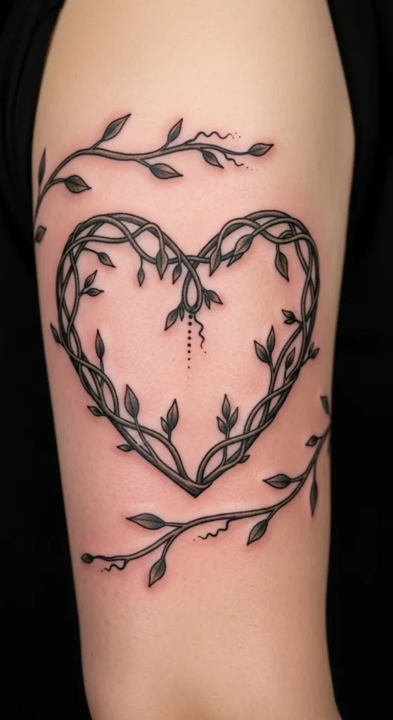Vine-Wrapped Heart