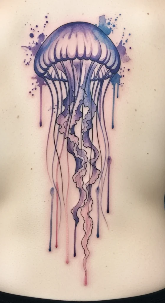 Watercolor Jellyfish