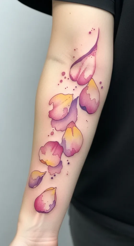 Watercolor Petals