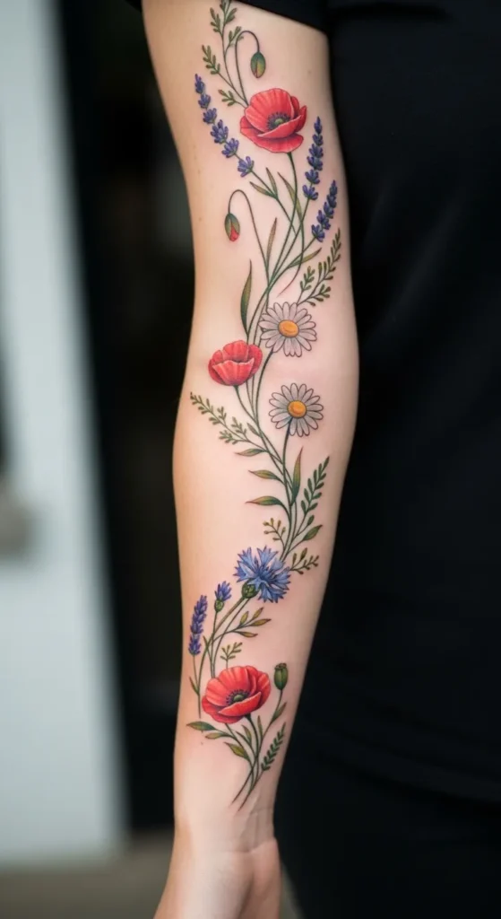 Wildflower Meadow Wrap