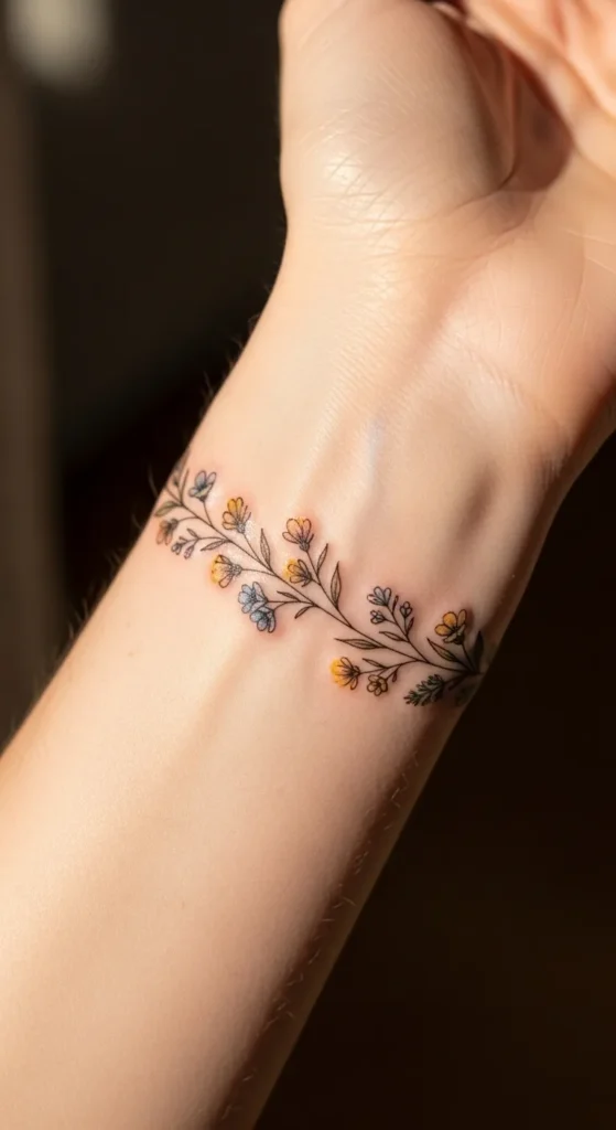 Wildflower Wrist Band