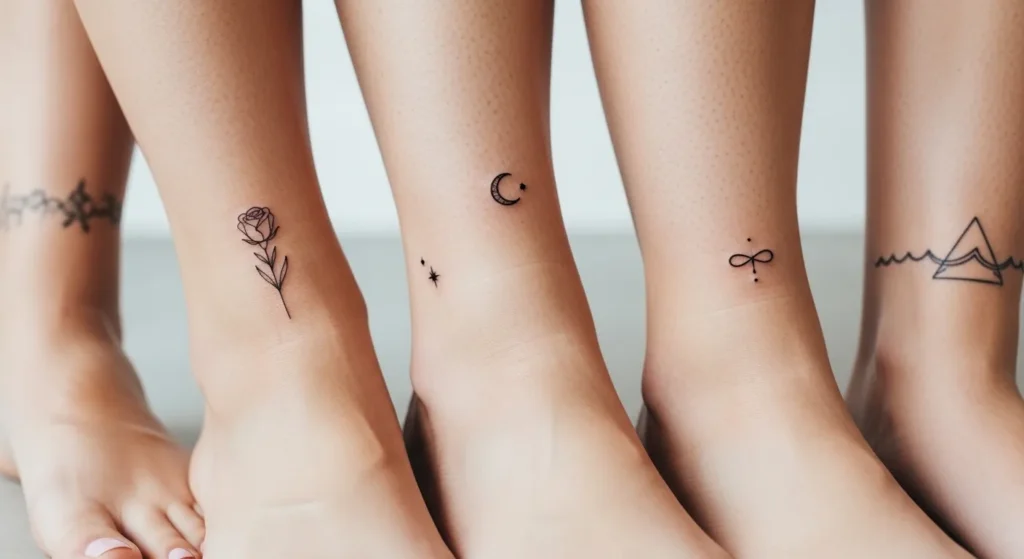 23 Elegant Small Ankle Tattoo Ideas That Feel Feminine