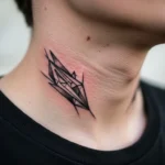 24 Bold Small Neck Tattoo Ideas That Feel Edgy