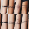 minimalist armband tattoo