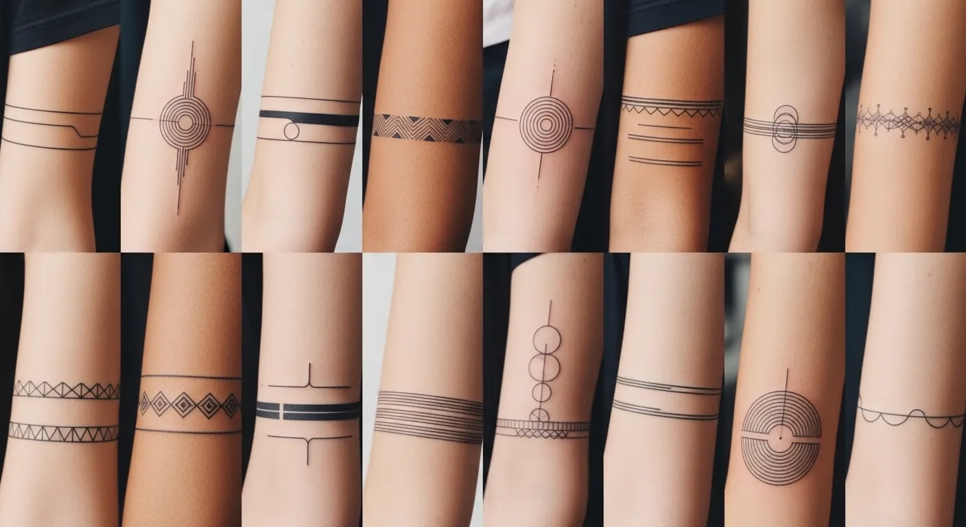 24 Chic Minimalist Armband Tattoo Ideas That Feel Effortless