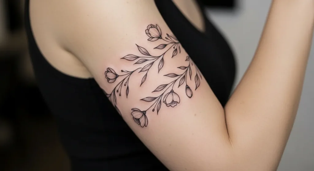 25 Elegant Arm Band Tattoo Ideas for Women That Feel Stylish