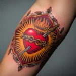 26 Meaningful Sacred Heart Forearm Tattoos That Stand Out