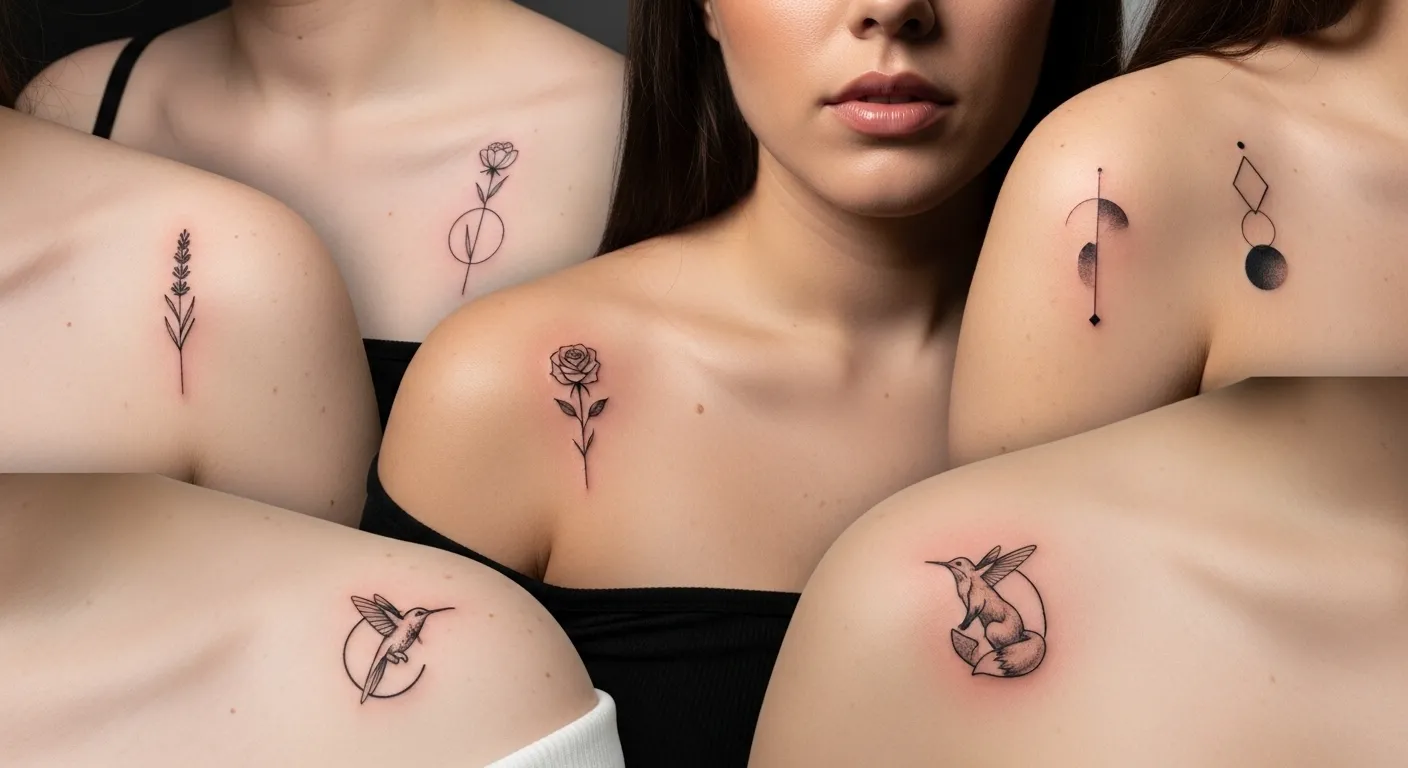 26 Stunning Small Shoulder Tattoo Ideas That Feel Modern