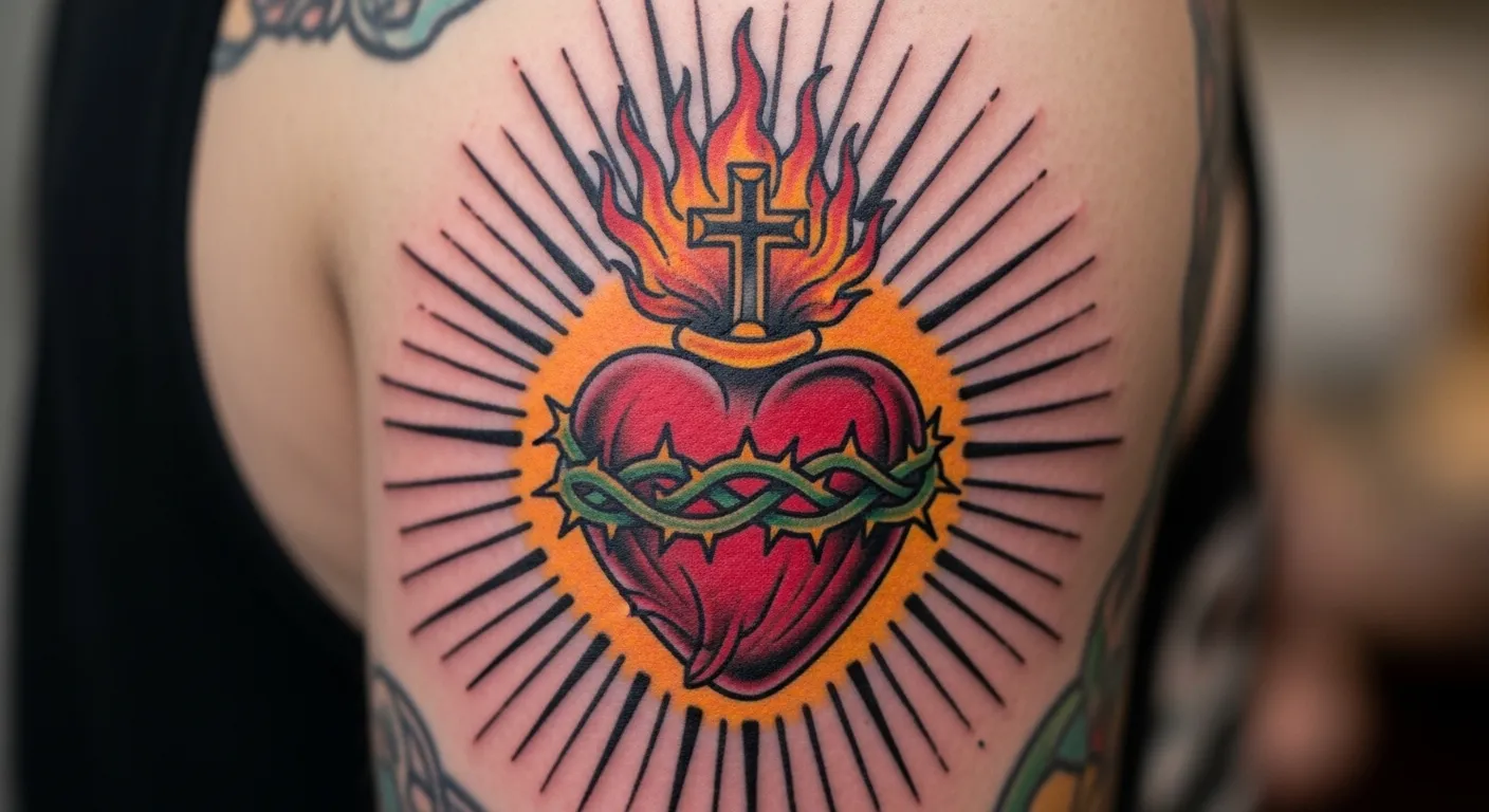 27 Stunning Sacred Heart Tattoo Ideas That Feel Bold and Spiritual