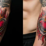28 Bold Sacred Heart Tattoo Ideas for Men That Feel Strong