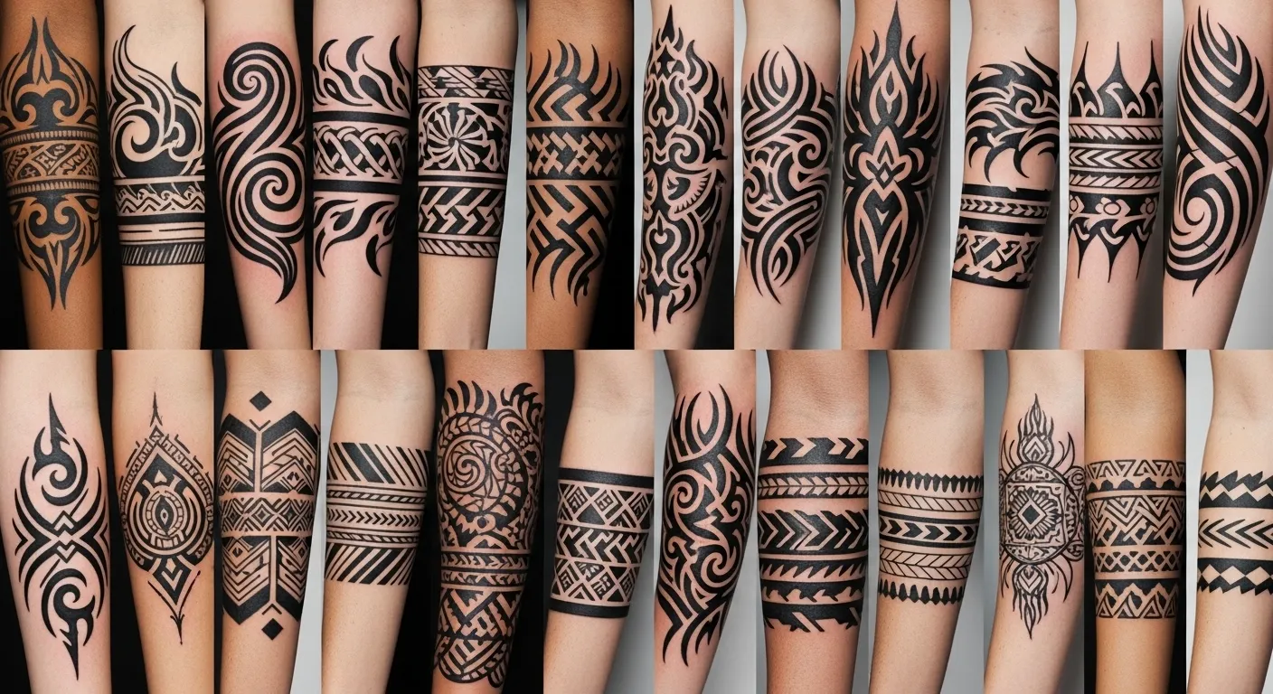 28 Striking Tribal Armband Tattoo Ideas That Feel Iconic