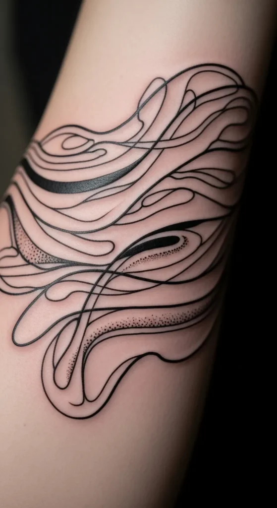  Abstract Armband Tattoo