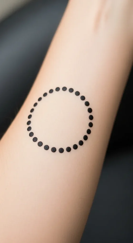 Abstract Black Dot Armband