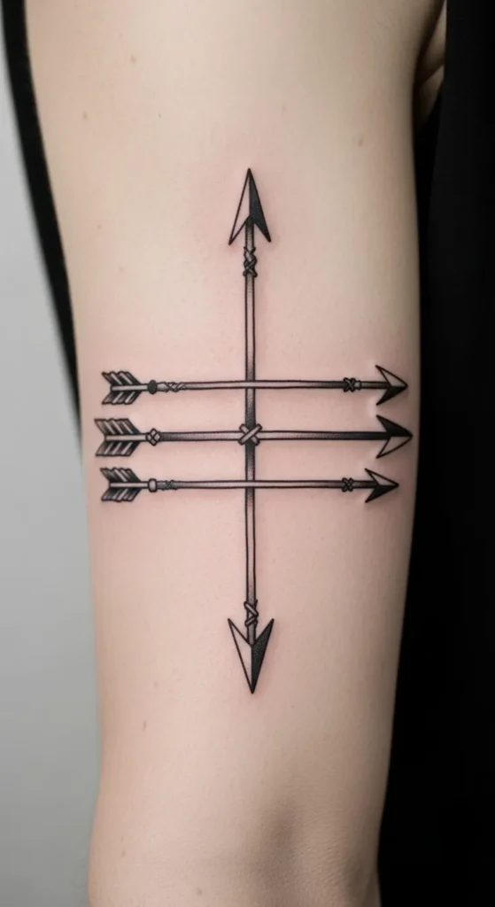Arrow Arm Band Tattoo
