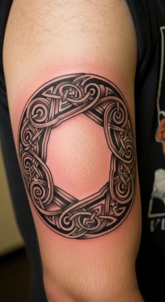 Celtic Knots Arm Band Tattoo