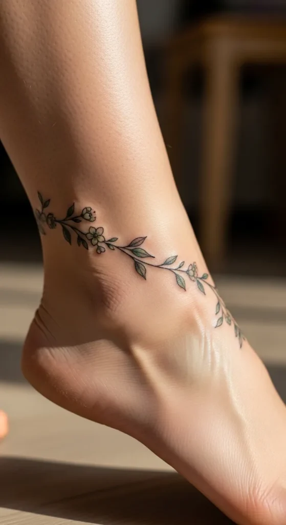 Delicate Floral Vine