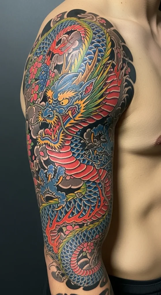  Dragon Arm Band Tattoo