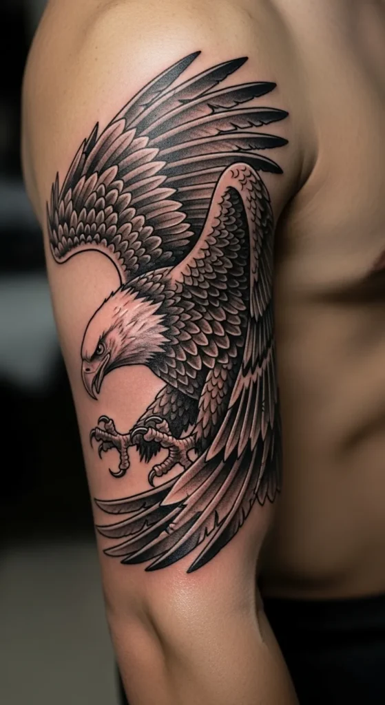  Eagle Arm Band Tattoo