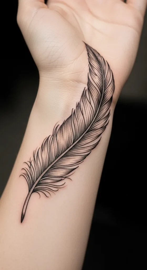 Feather Armband Tattoo