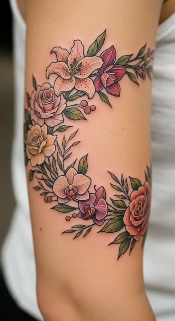 Floral Armband Design