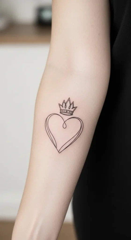 Forearm Heart with Minimal Crown
