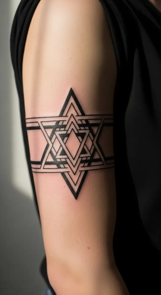 Geometric Armband Tattoo