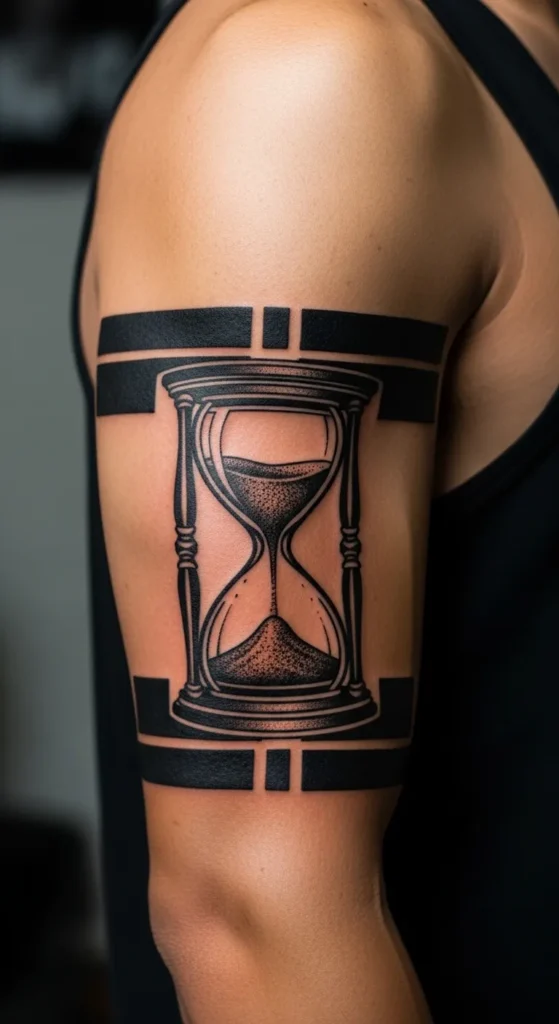 Hourglass Armband Tattoo