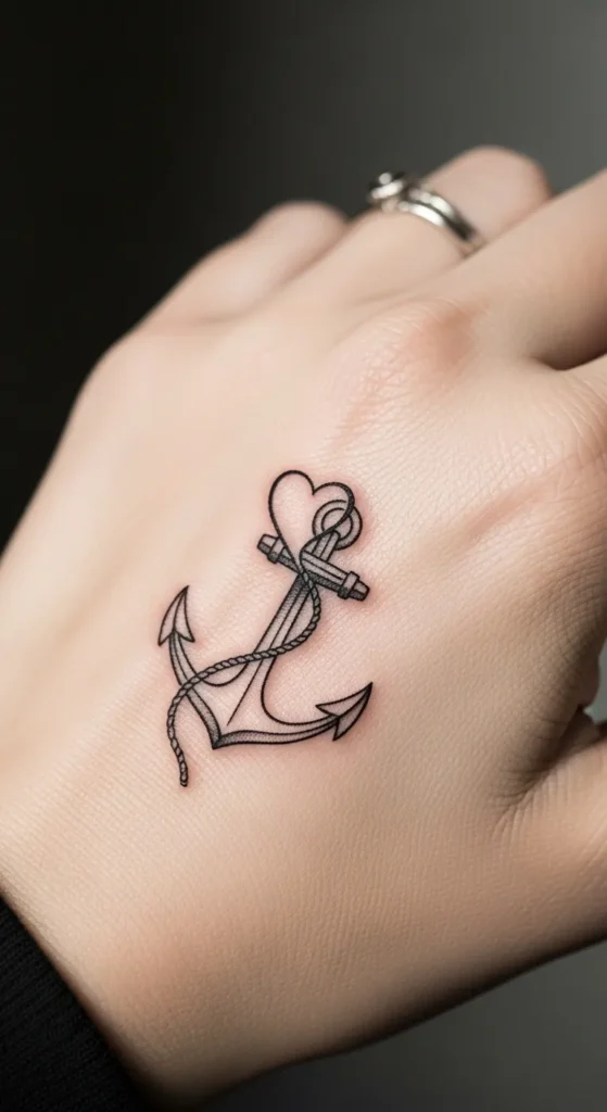 Mini Anchor Heart