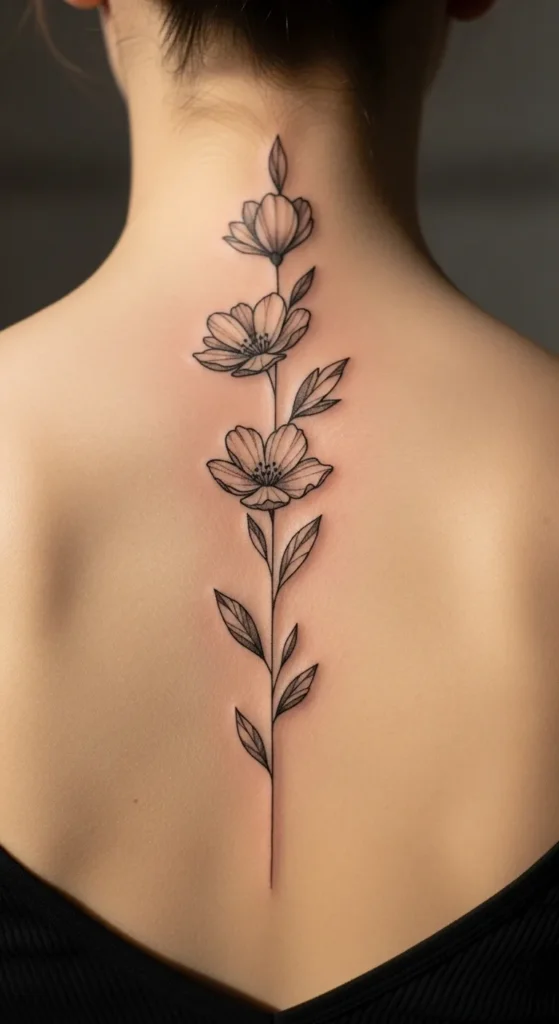 Minimal Floral Stem