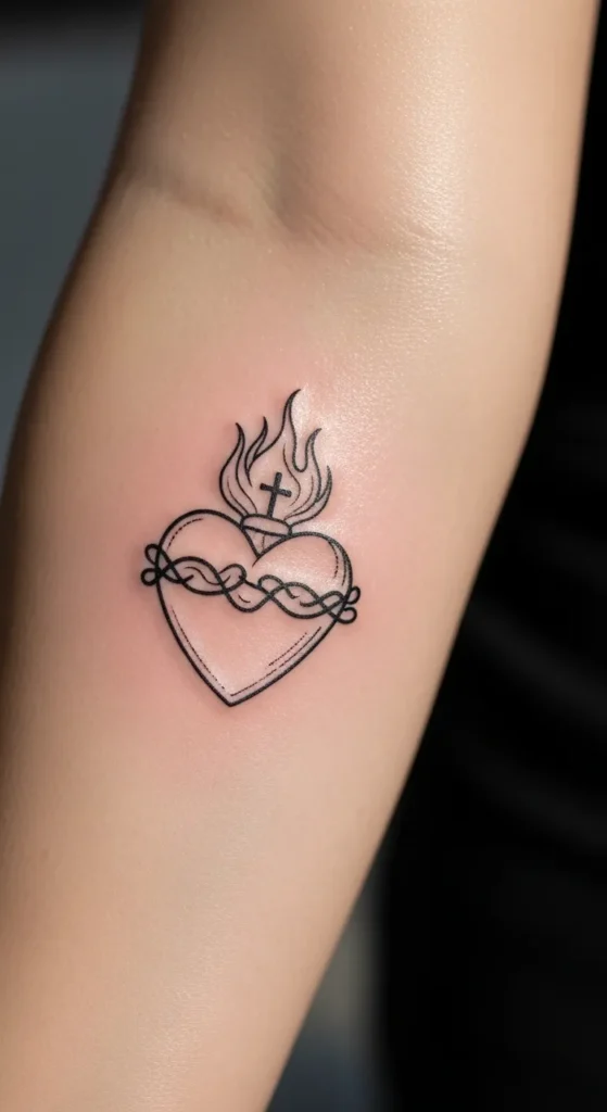 Minimalist Sacred Heart