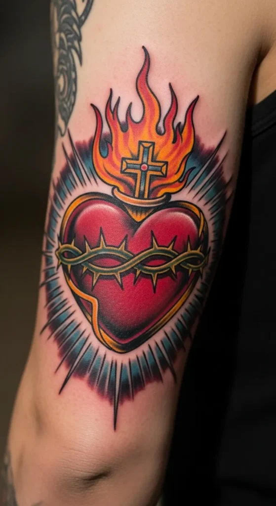 Neo-Traditional Sacred Heart