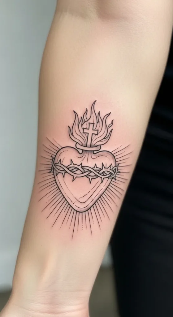 Sacred Heart Above the Wrist