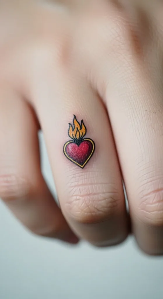 Sacred Heart on the Finger