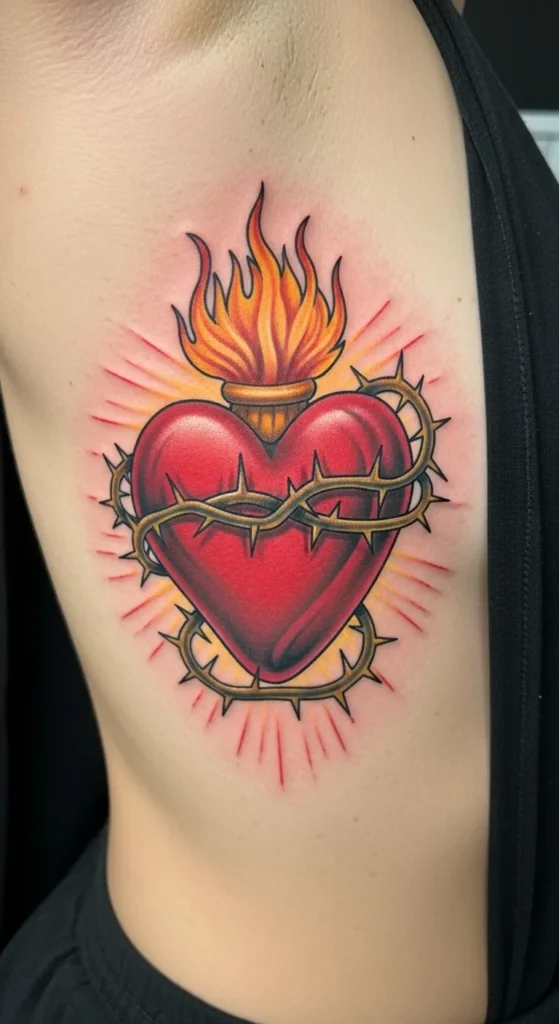 Sacred Heart on the Rib