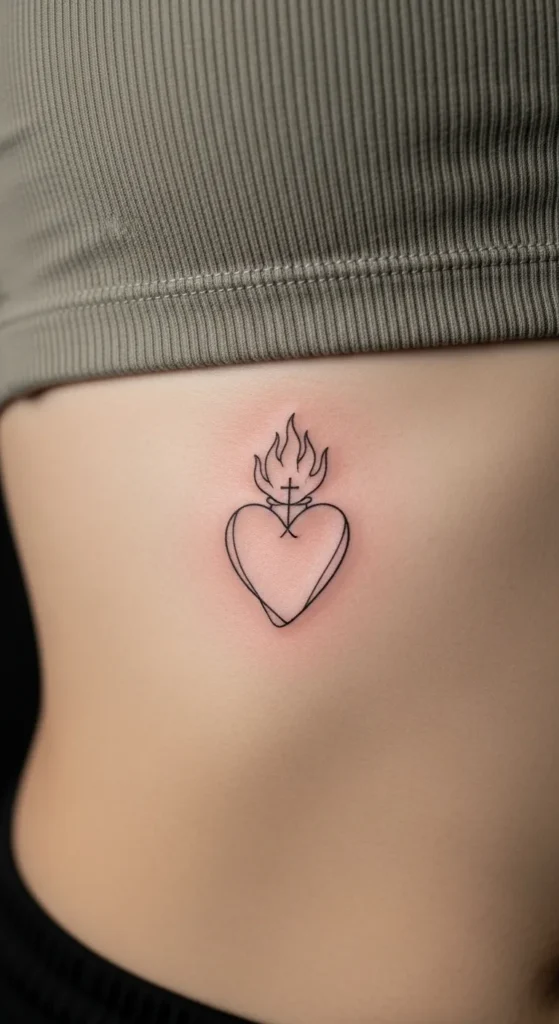 Sacred Heart on the Rib Side