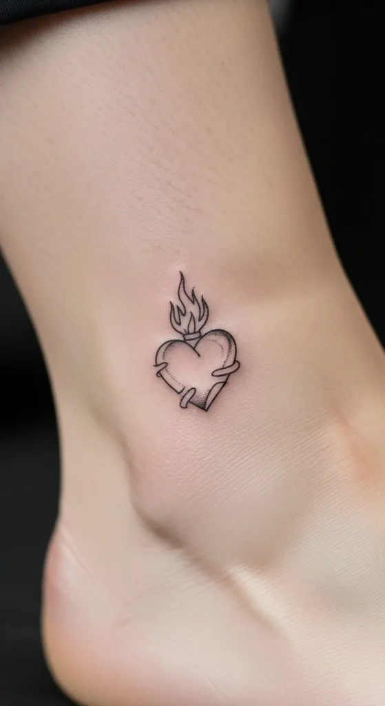 Sacred Heart on the Ankle