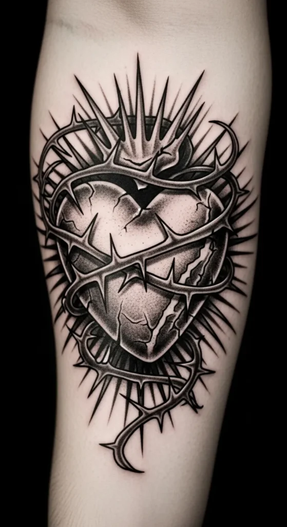 Sacred Heart with Thorns