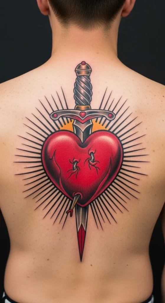 Sacred Heart with a Dagger