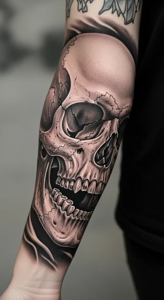  Skull Armband Tattoo